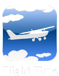 iTunes Store icon of Flight Time Logger App